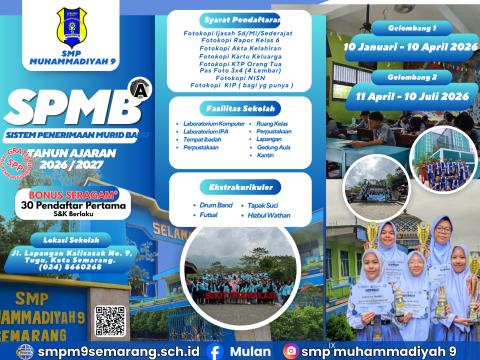 Sistem Penerimaan Murid Baru Tahun Ajaran 2026 / 2027